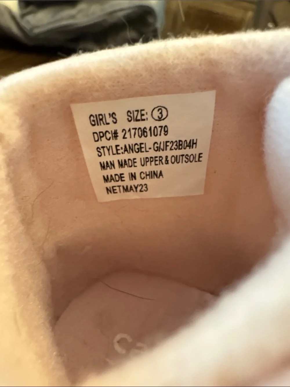 Carter’s Kids Pink Heart Rain Boots with Velcro Closure